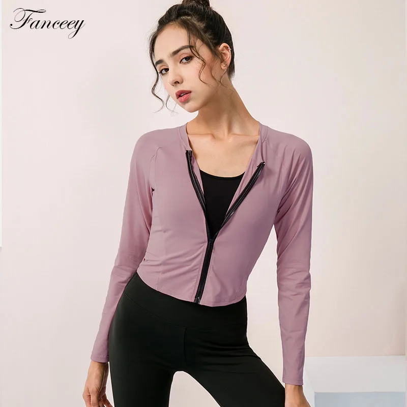 Fanceey Long Sleeve T-shirts Woman Sports Top Fitness Yoga Crop Top Female Gym Shirt Sports Blouses Workout Women Running Shirt
Fanceey Long Sleeve T-shirts Woman Sports Top Fitness Yoga Crop Top Female Gym Shirt Sports Blouses Workout Women Running Shirt