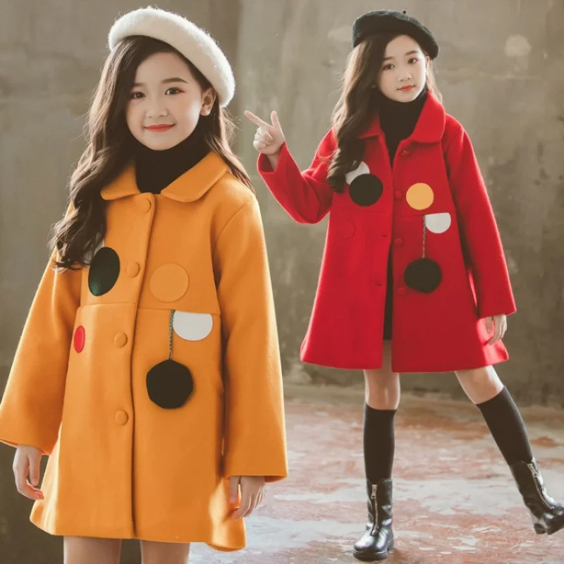 Girls Coat Kids Woolen Cloth 2021 Dots Plus Thicken Warm Winter Autumn Kids Cotton Outwear Wool Fleece Children's Clothing
Girls Coat Kids Woolen Cloth 2021 Dots Plus Thicken Warm Winter Autumn Kids Cotton Outwear Wool Fleece Children's Clothing