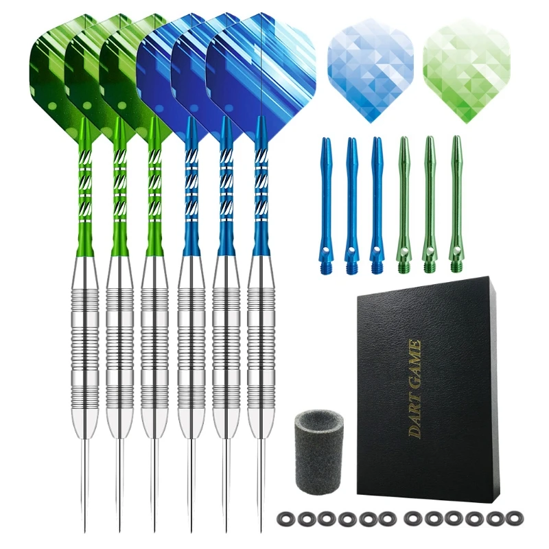 448D 6Pcs/Pack Dart Set Darts Flights Professional Steel Tip Aluminum Shaft Darts Steel Tips Set For Dartboard Accessories
448D 6Pcs/Pack Dart Set Darts Flights Professional Steel Tip Aluminum Shaft Darts Steel Tips Set For Dartboard Accessories