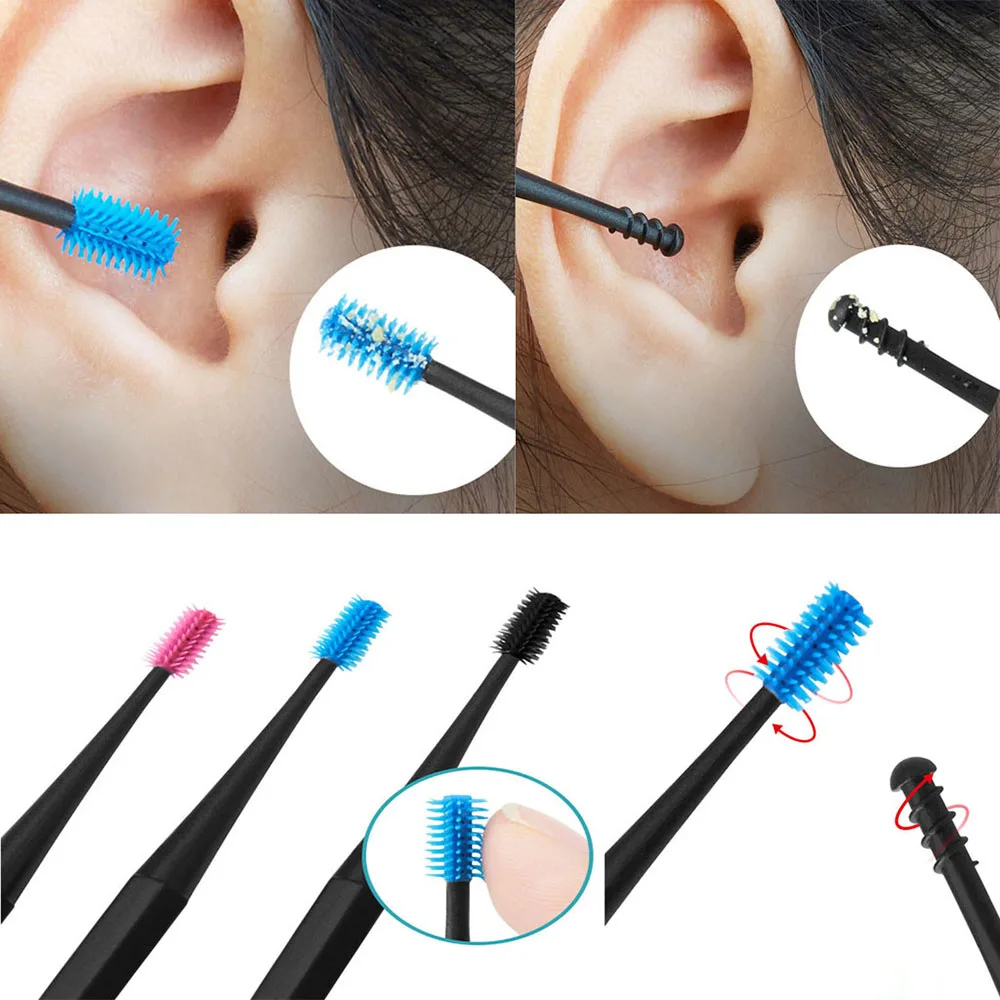 1 Pc Double Head Spiral Design Silicone Ear Spoon Ear Wax Remover Cleaner Care Tool Portable Adult Ear Care Accessories
1 Pc Double Head Spiral Design Silicone Ear Spoon Ear Wax Remover Cleaner Care Tool Portable Adult Ear Care Accessories