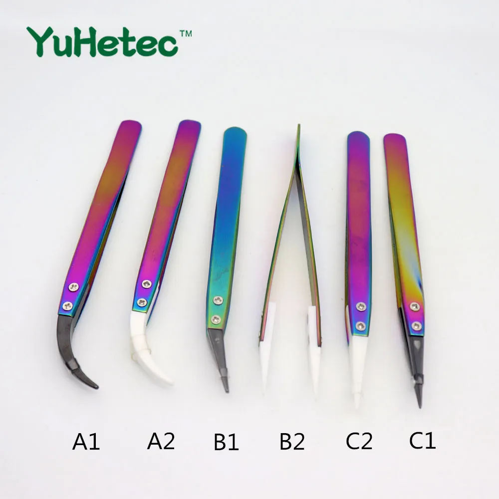 1PCS YUHETEC Head changeable ceramic tweezers, high temperature acid alkali corrosion, resistance wire DIY tool Repair Tools
1PCS YUHETEC Head changeable ceramic tweezers, high temperature acid alkali corrosion, resistance wire DIY tool Repair Tools