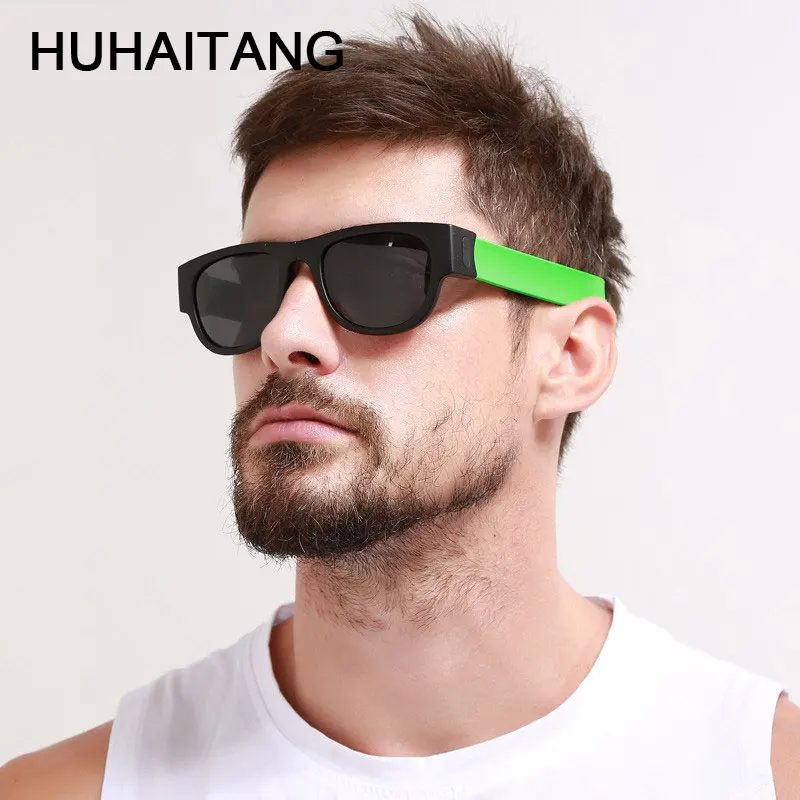 Мужские/женские поляризационные солнцезащитные очки HUHAITANG складной солнечные
