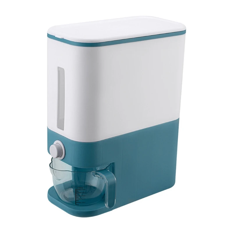 W3JA 12KG Sealed Rice Bucket Dispenser Box Transparent Visible Moisture Proof Grain Powder Box Storage Food Grain Container
W3JA 12KG Sealed Rice Bucket Dispenser Box Transparent Visible Moisture Proof Grain Powder Box Storage Food Grain Container