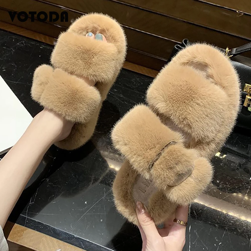 New Women's Faux Fur Slippers Indoor Warm Plush Flats Home Shoes Female Slip On Furry Flats Fashion Brand Designers Slides Women
New Women's Faux Fur Slippers Indoor Warm Plush Flats Home Shoes Female Slip On Furry Flats Fashion Brand Designers Slides Women
