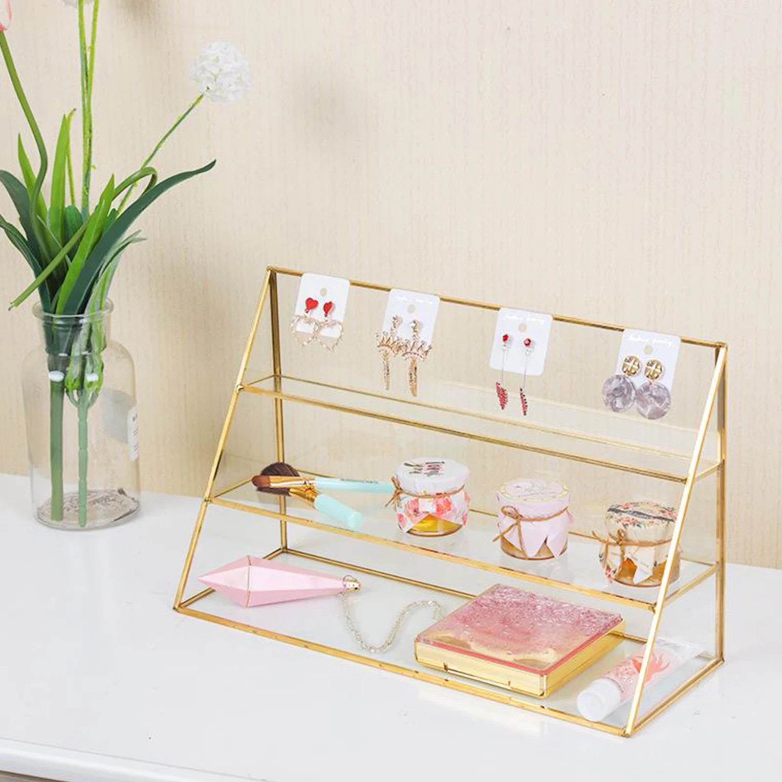 Jewelry Organizer Metal Storage 3 Tier Jewelry Stand for Necklaces Bracelet Earrings Ring
Jewelry Organizer Metal Storage 3 Tier Jewelry Stand for Necklaces Bracelet Earrings Ring