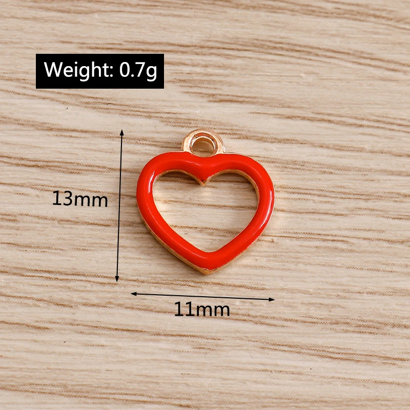 10pcs/lot 11*13mm Enamel Love Hearts Charms for Jewelry Crafting Romantic 4 Color Handmade DIY Charms Bracelets Pendants Making
10pcs/lot 11*13mm Enamel Love Hearts Charms for Jewelry Crafting Romantic 4 Color Handmade DIY Charms Bracelets Pendants Making