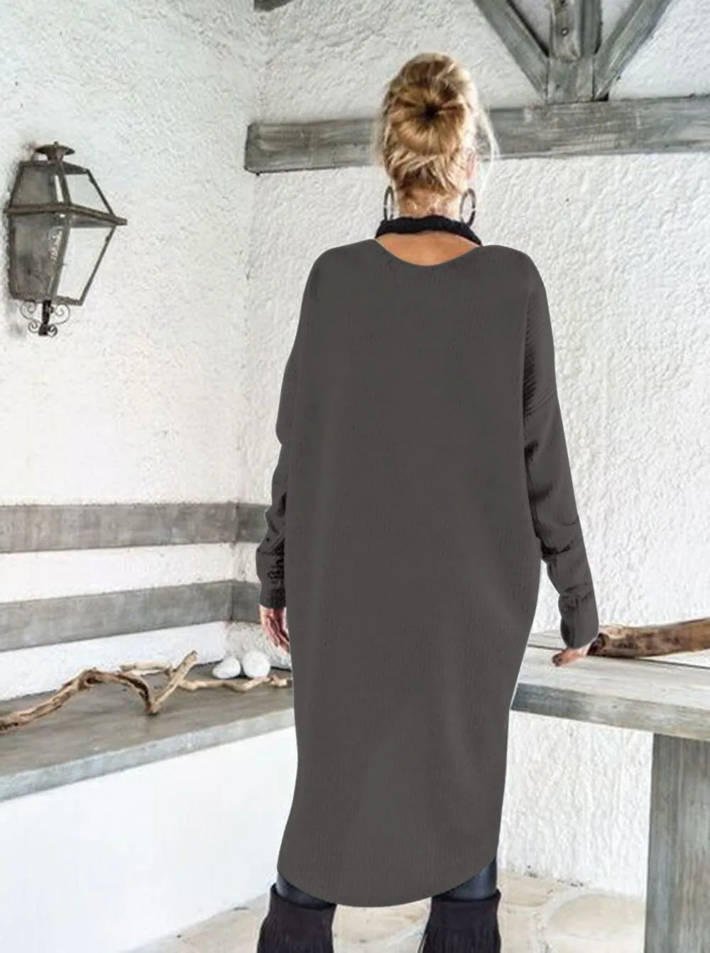 Fashion Womens Irregular Knitting Loose Sweatshirt Pullover Long Tops Blouse Solid Oversize V Collar Cropped Sweatshirt Women
Fashion Womens Irregular Knitting Loose Sweatshirt Pullover Long Tops Blouse Solid Oversize V Collar Cropped Sweatshirt Women