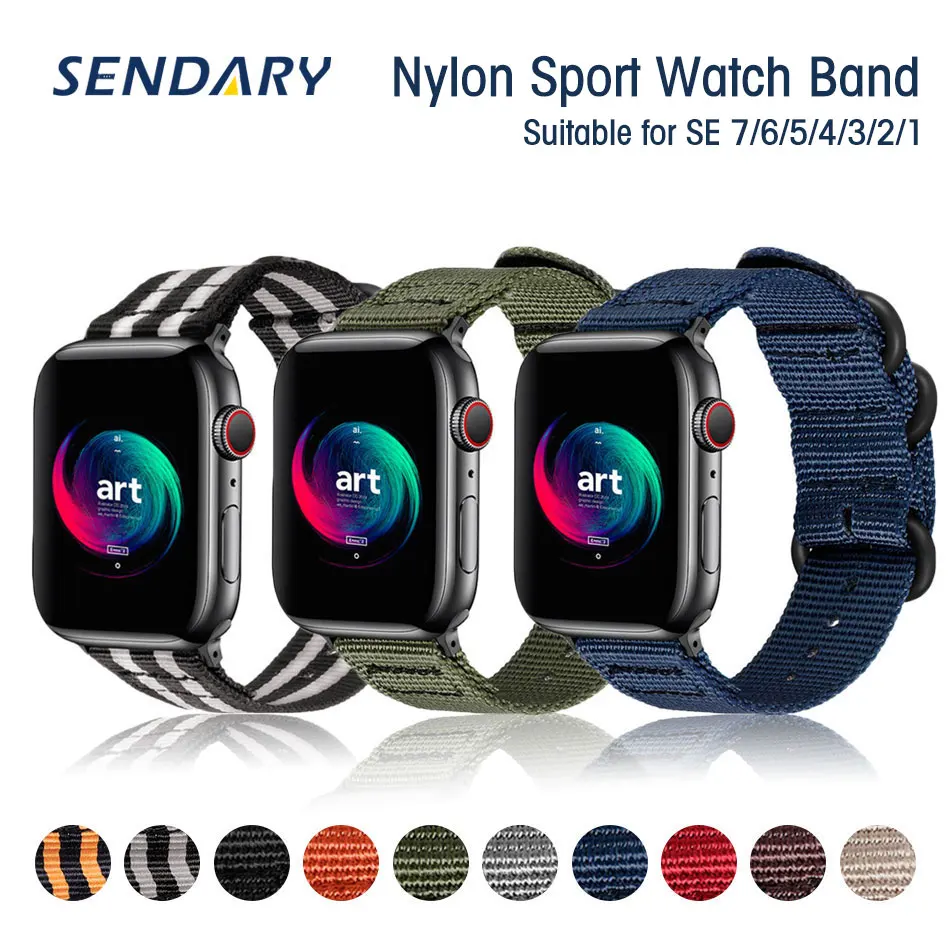 Ремешок нейлоновый спортивный для Apple Watch SE 7/6/5/4/3/2/1, браслет для наручных часов 38 мм 40 мм 41 мм 42 мм 44 мм 45 мм
Ремешок нейлоновый спортивный для Apple Watch SE 7/6/5/4/3/2/1, браслет для наручных часов 38 мм 40 мм 41 мм 42 мм 44 мм 45 мм
