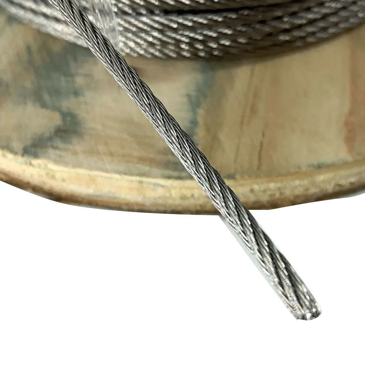 1/8" Stainless Steel Cable Diameter 3.2mm T316 Steel Wire Rope 150m Cable Fishing Clothesline Lifting Rustproof Cable 1x19 7x7
1/8" Stainless Steel Cable Diameter 3.2mm T316 Steel Wire Rope 150m Cable Fishing Clothesline Lifting Rustproof Cable 1x19 7x7