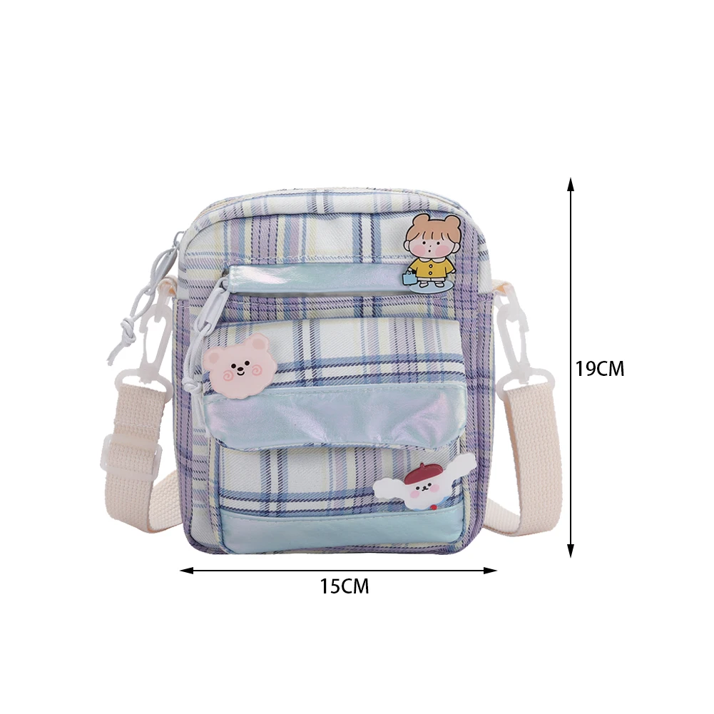 Women Fashion Multi-Function Nylon Plaid Shoulder Messenger Crossbody Bags Retro Teenage Girls Kids Small Travel Leisure Handbag
Women Fashion Multi-Function Nylon Plaid Shoulder Messenger Crossbody Bags Retro Teenage Girls Kids Small Travel Leisure Handbag