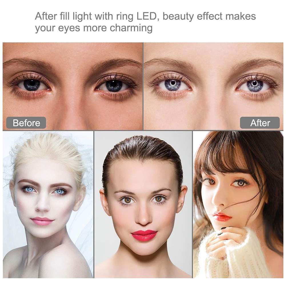 4.7 Inch Photography Accessories Lighting Selfie LED Ring Studio Video Camera Light Photo Lamp Led Fill Light Youtube Ringlight
4.7 Inch Photography Accessories Lighting Selfie LED Ring Studio Video Camera Light Photo Lamp Led Fill Light Youtube Ringlight