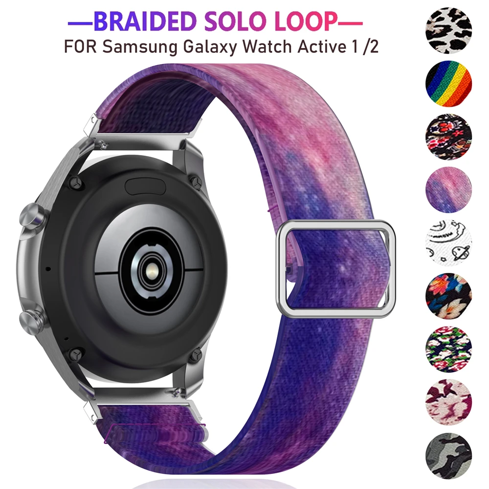 20mm 22mm Braided Nylon Adjust Strap for Samsung Galaxy Watch Active 2 44/40mm Wrist Band for Galaxy Active Bracelet Watchband
20mm 22mm Braided Nylon Adjust Strap for Samsung Galaxy Watch Active 2 44/40mm Wrist Band for Galaxy Active Bracelet Watchband
