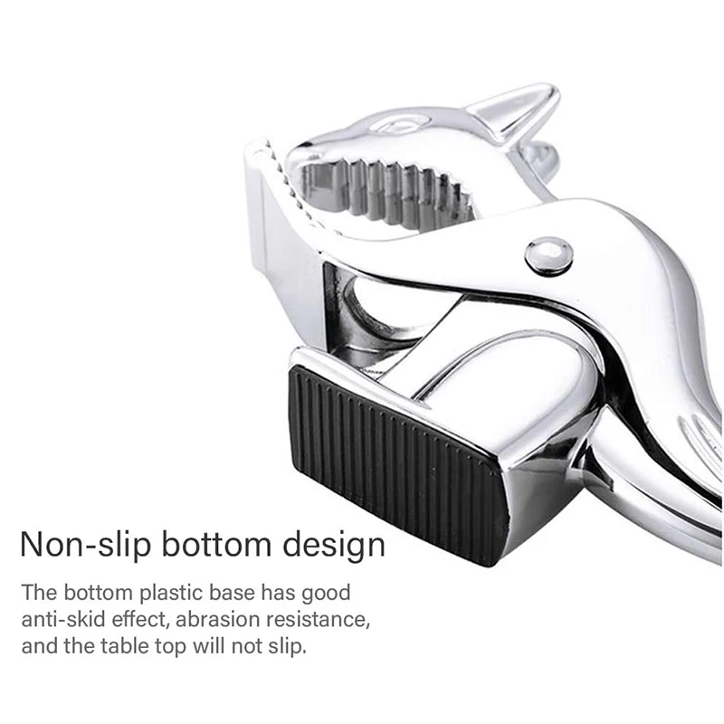Squirrel-shaped Nut Cracker Multifunctional Handheld Alloy Walnut Clamp Nut Opener for All Nuts FEA889
Squirrel-shaped Nut Cracker Multifunctional Handheld Alloy Walnut Clamp Nut Opener for All Nuts FEA889