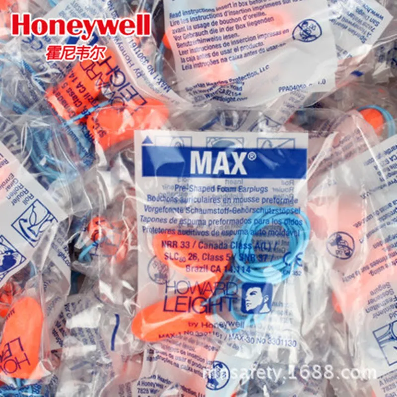 Шумоизоляционные беруши Honeywell MAX 30 тихие удобные для сна кабинета защиты