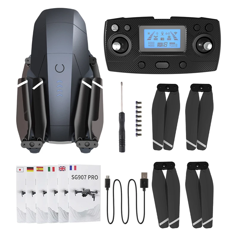 SG907 Pro Professional Drone With GPS Camera HD 4K 1080p Quadcopter FPV Photography WiFi Helicopter 2-axis Gimbal Brushless Dron
SG907 Pro Professional Drone With GPS Camera HD 4K 1080p Quadcopter FPV Photography WiFi Helicopter 2-axis Gimbal Brushless Dron