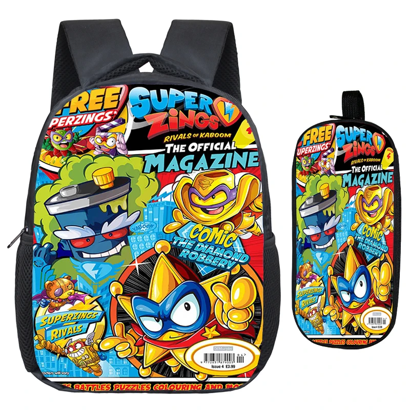 Super Zings Mochilas Bag Children School Bags Toddler Game Backpack Kindergarten Backpack Kids Book Bag Mini Plecak with Pen Bag
Super Zings Mochilas Bag Children School Bags Toddler Game Backpack Kindergarten Backpack Kids Book Bag Mini Plecak with Pen Bag