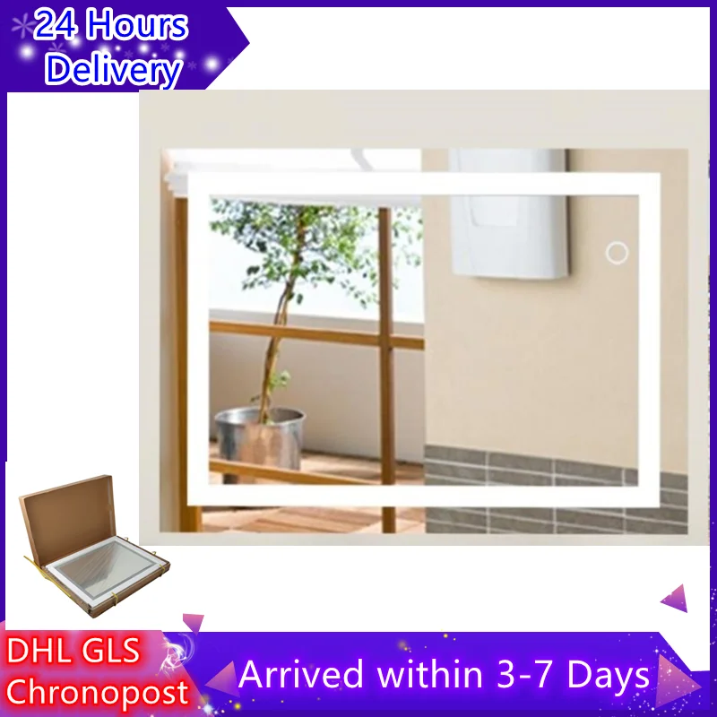 Newest Horizontal LED Lighted Bath Vanity Wall Cosmetic Makeup Mirror With Touch Button Rectangular Home Bathroom Decoration HWC
Newest Horizontal LED Lighted Bath Vanity Wall Cosmetic Makeup Mirror With Touch Button Rectangular Home Bathroom Decoration HWC