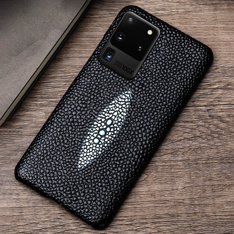 Genuine Stingray Leather Phone Case for Samsung Glalaxy Note 20 S20 Ultra S20 Plus Note 10 Plus 9 S10 Plus S9 Luxury Coque Capa
Genuine Stingray Leather Phone Case for Samsung Glalaxy Note 20 S20 Ultra S20 Plus Note 10 Plus 9 S10 Plus S9 Luxury Coque Capa