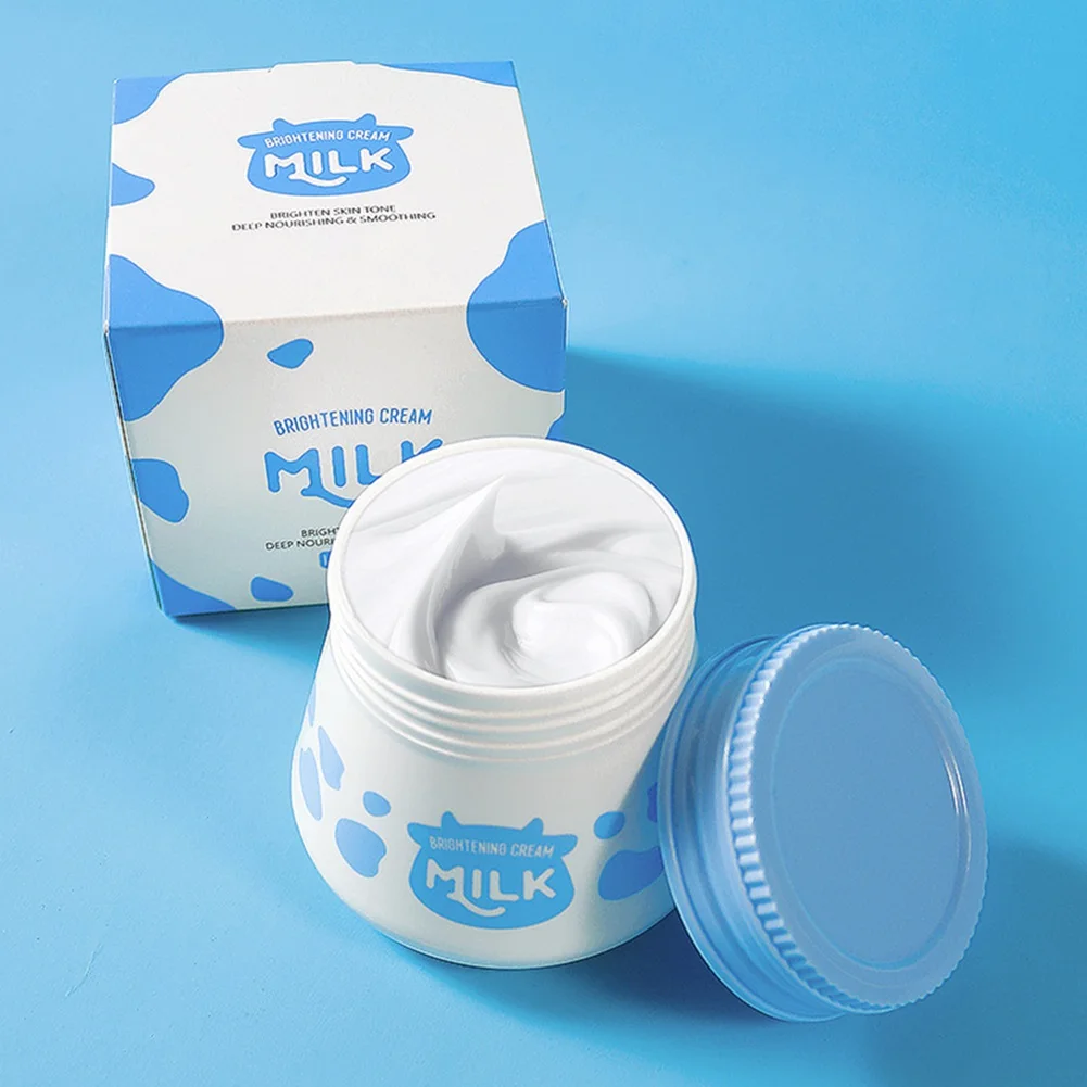 55g Milk Cream Face Care Whitening Anti-Aging Anti Wrinkle Moisturizing Nourish Brightening Cream
55g Milk Cream Face Care Whitening Anti-Aging Anti Wrinkle Moisturizing Nourish Brightening Cream