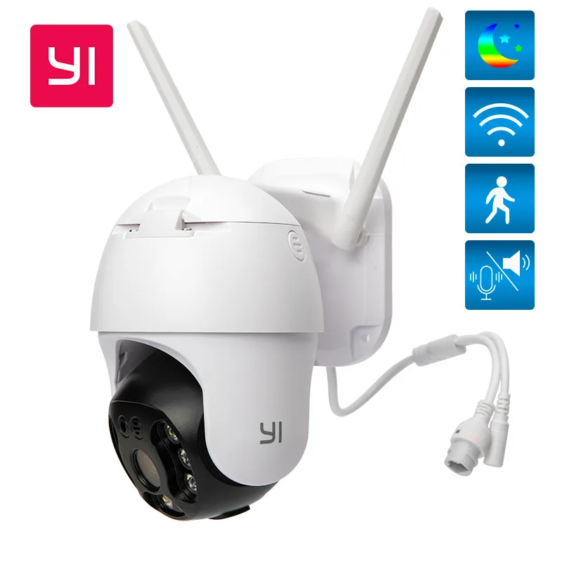 

YI PTZ Wifi Outdoor Camera 1080P Digital Zoom AI Human Auto Tracking Wireless IP Camera Color Night Vision Security CCTV Camera