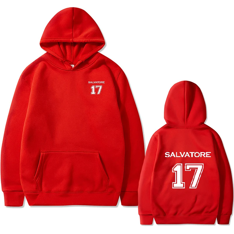 Salvatore 17 Vampire Diaries Mystic Falls Timberwolves Hoody Sweatshirts Print Salvatore 17 Mens Popular Clothing Casual Clothes 
Salvatore 17 Vampire Diaries Mystic Falls Timberwolves Hoody Sweatshirts Print Salvatore 17 Mens Popular Clothing Casual Clothes