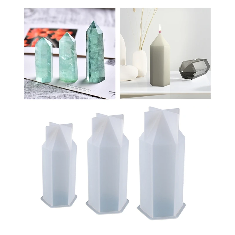 Crystal Point Tower Epoxy Resin Mold Aromatherapy Plaster Candle Silicone Mould DIY Crafts Jewelry Home Decoration Mold
Crystal Point Tower Epoxy Resin Mold Aromatherapy Plaster Candle Silicone Mould DIY Crafts Jewelry Home Decoration Mold