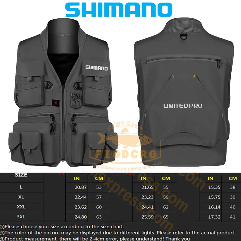 2021 г., Рыболовный Жилет SHIMANO, быстросохнущее рыболовное снаряжение для хранения, жилет для рыбы, дышащий уличный жилет с несколькими кармана...
2021 г., Рыболовный Жилет SHIMANO, быстросохнущее рыболовное снаряжение для хранения, жилет для рыбы, дышащий уличный жилет с несколькими кармана...