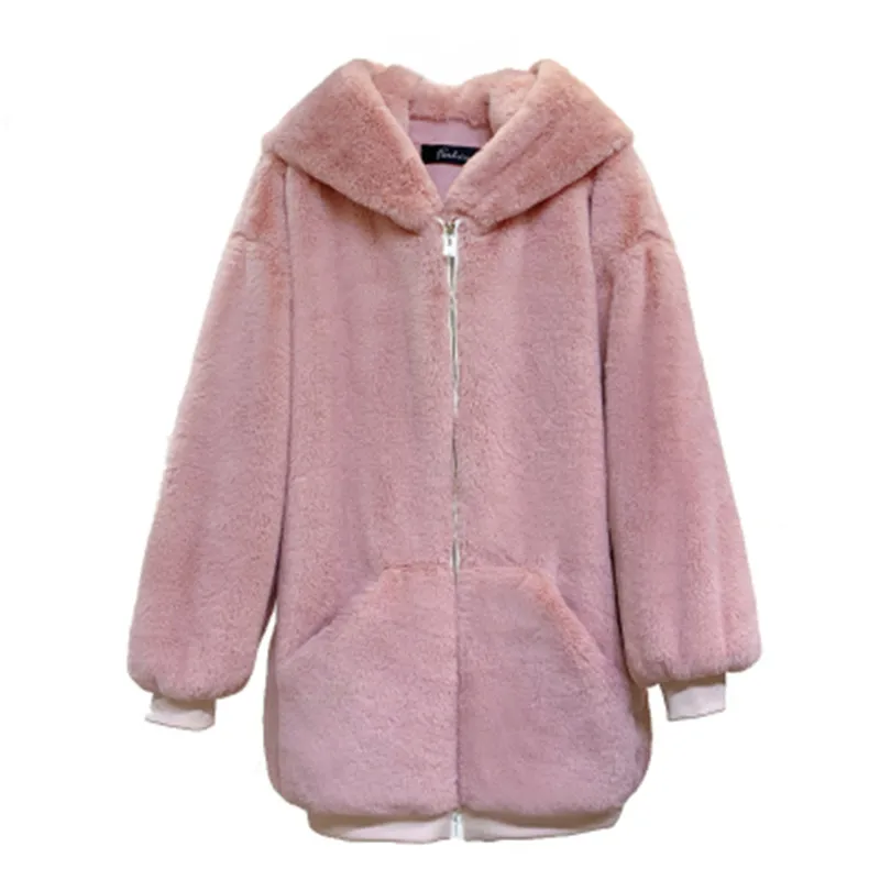 Faux fur coat women 2019 winter fashion loose fur jacket women's thicken warm rabbit fur coat female hooded fur coat A195
Faux fur coat women 2019 winter fashion loose fur jacket women's thicken warm rabbit fur coat female hooded fur coat A195