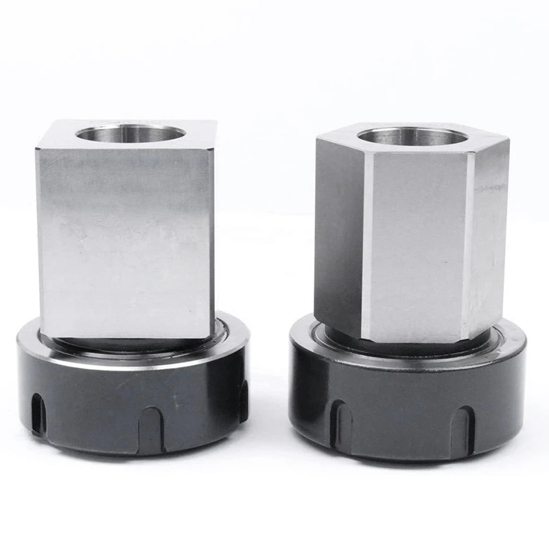 ER-40 Collet Chucks Block Set of 2 Square and Hex Workholding Holder for CNC Lathe Engraving Machine
ER-40 Collet Chucks Block Set of 2 Square and Hex Workholding Holder for CNC Lathe Engraving Machine