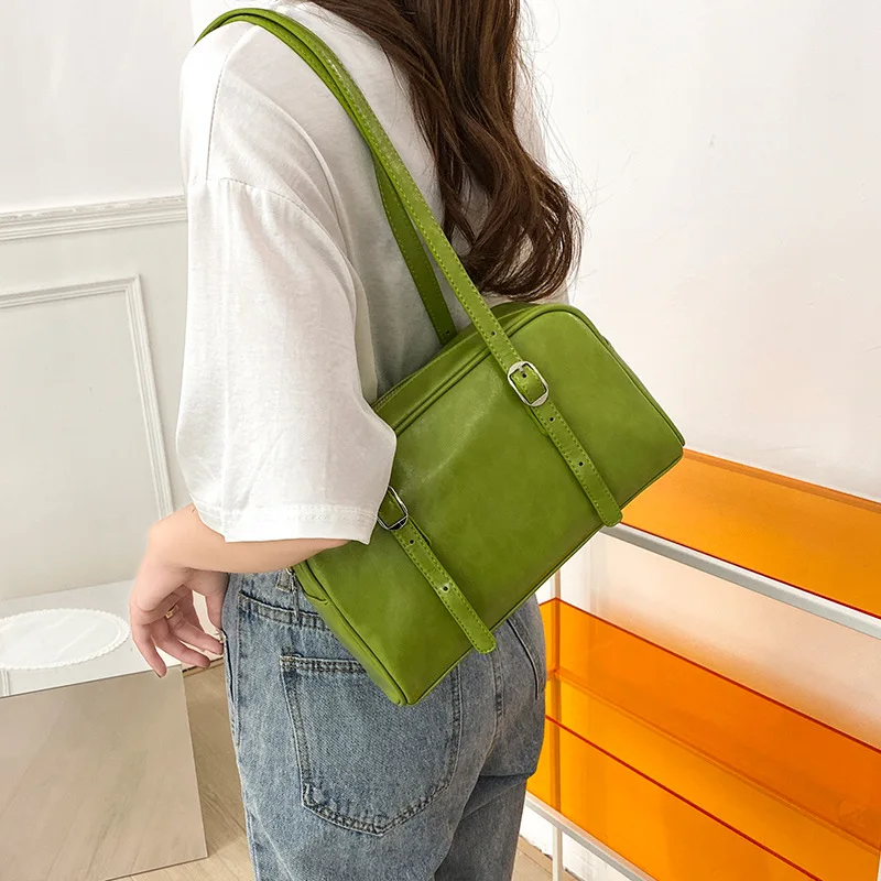 2021 Designer Handle Bag Women Retro Handbag Leather Shoulder Totes Underarm Top Handle Bag Female Small Subaxillary Bags Clutch
2021 Designer Handle Bag Women Retro Handbag Leather Shoulder Totes Underarm Top Handle Bag Female Small Subaxillary Bags Clutch