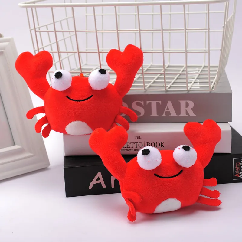 Original design accessories red small crab pendant stuffed toy pendant key chain children's favorite small gift
Original design accessories red small crab pendant stuffed toy pendant key chain children's favorite small gift