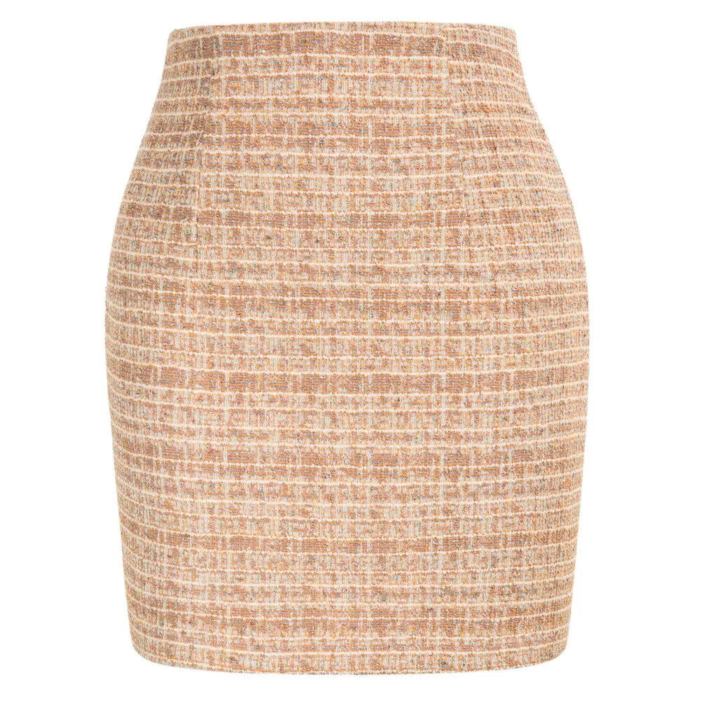 BP Fashion Shiny Color Sequin Mini Skirt Women Tweed Vintage High Waist Mid-Thigh Length Bodycon Skirts Side Zipper Female Mujer
BP Fashion Shiny Color Sequin Mini Skirt Women Tweed Vintage High Waist Mid-Thigh Length Bodycon Skirts Side Zipper Female Mujer