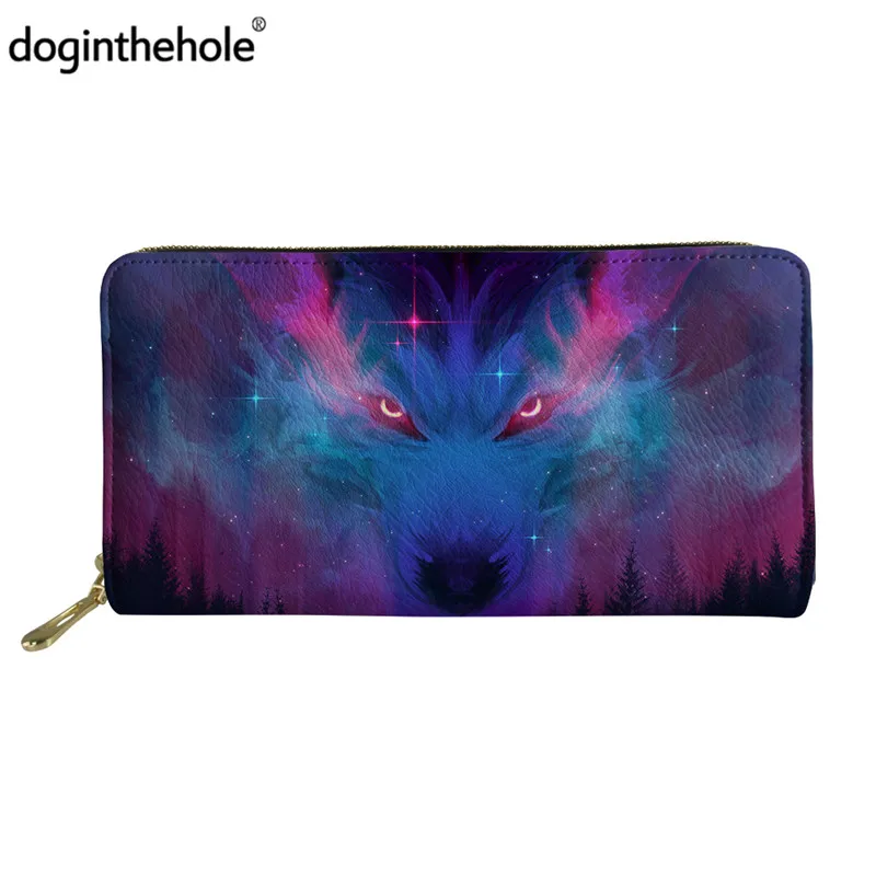 Doginthehole Cool Wolf Women Long Leather Purse Ladies Luxury Party Clutch Wallet Purple Multi-function Coin Pocket Carteira
Doginthehole Cool Wolf Women Long Leather Purse Ladies Luxury Party Clutch Wallet Purple Multi-function Coin Pocket Carteira