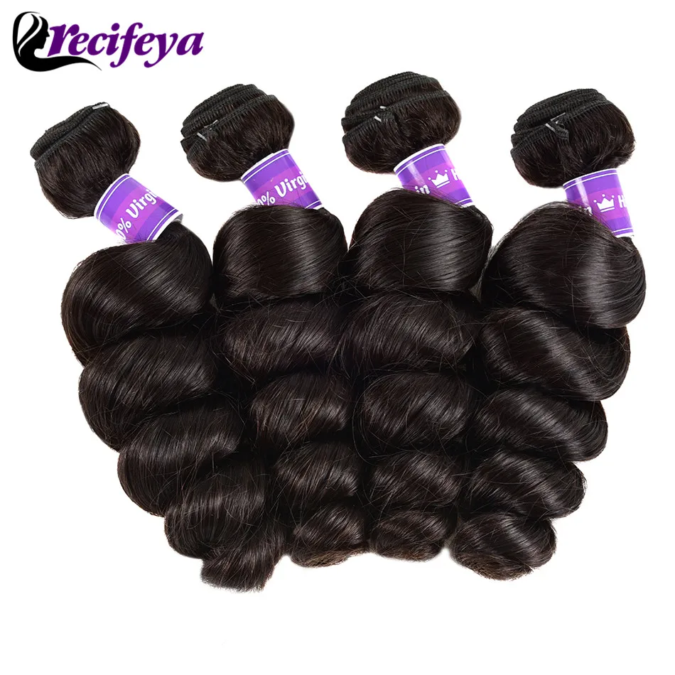 RECIFEYA Raw Indian Hair Bundles Loose Wave 100% Human Virgin Hair Weaving Wholesale Hair Bundles Extensions For Black Woman
RECIFEYA Raw Indian Hair Bundles Loose Wave 100% Human Virgin Hair Weaving Wholesale Hair Bundles Extensions For Black Woman