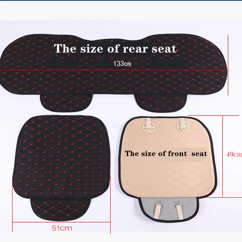 Universal Car Seat Covers Set Flax Car Seat Protector Linen Car Interior Seats Cushion Mats Chair Carpet Pads Auto Accessories 
Universal Car Seat Covers Set Flax Car Seat Protector Linen Car Interior Seats Cushion Mats Chair Carpet Pads Auto Accessories
