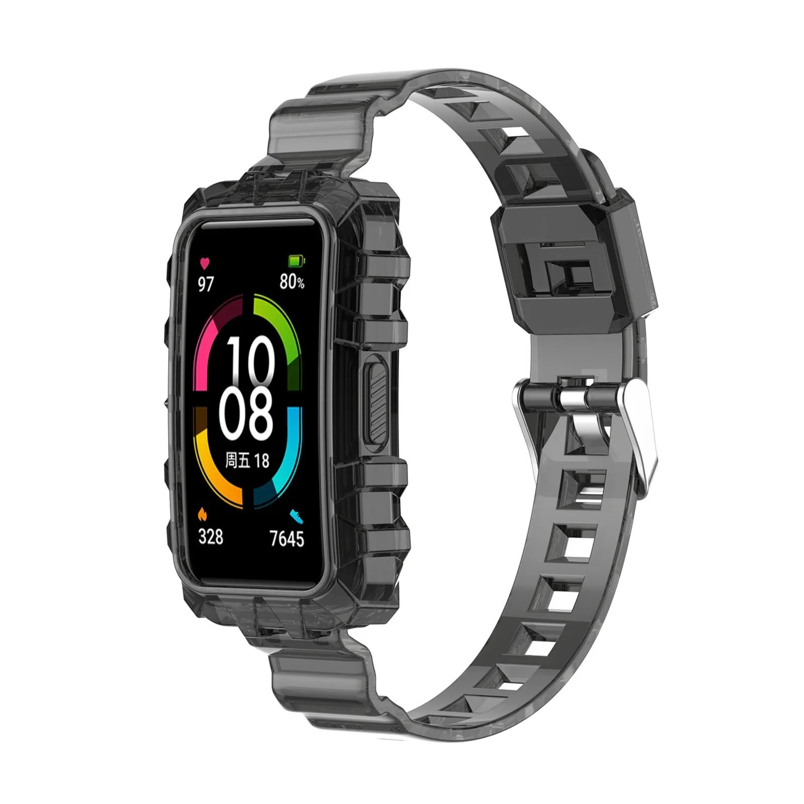 Watchband For Huawei Band6 band7 Honor Band 6 Strap and Clasp Wrist Premium TPU One-piece Armor Protect Color Fitness Tracker 
Watchband For Huawei Band6 band7 Honor Band 6 Strap and Clasp Wrist Premium TPU One-piece Armor Protect Color Fitness Tracker