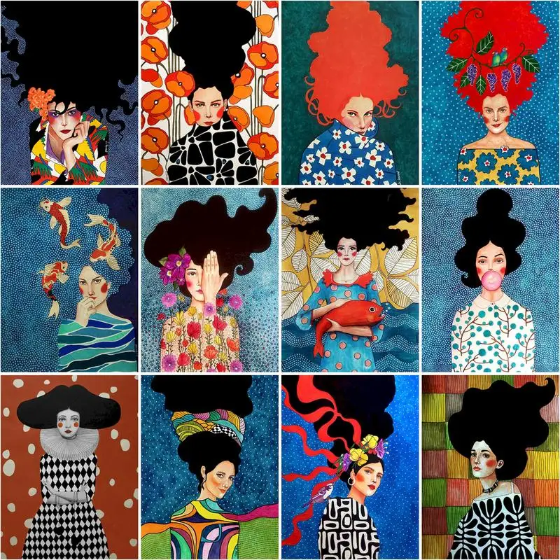 Gatyztory Frame Diy Oil Painting By Numbers 60*75cm Women Figure Picture Diy Kits Acrylic Digital Paintings By Numbers Wall Deco
Gatyztory Frame Diy Oil Painting By Numbers 60*75cm Women Figure Picture Diy Kits Acrylic Digital Paintings By Numbers Wall Deco