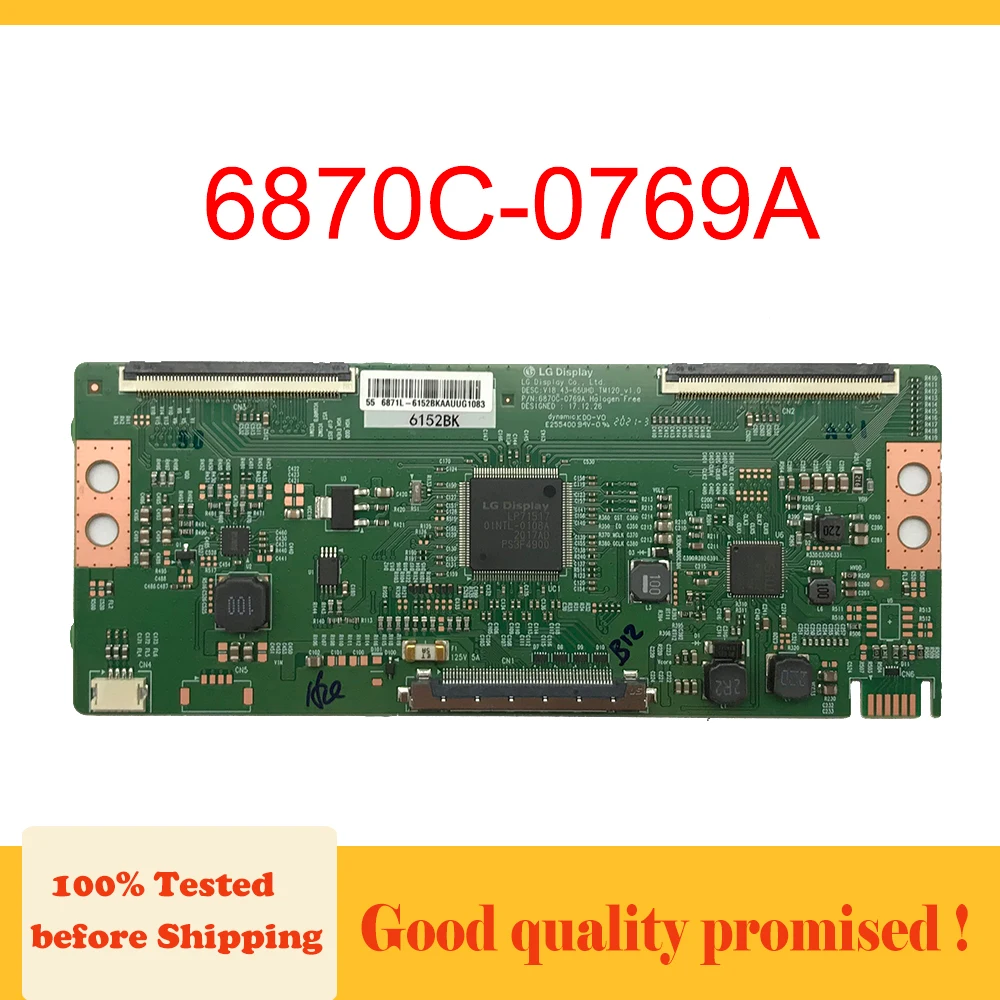 6870C-0769A V18_43-65UHD_TM120_v1.0 T-Con Board для LG. .. Оригинальная запасная Плата дисплея T Con 6870C 0769A
6870C-0769A V18_43-65UHD_TM120_v1.0 T-Con Board для LG. .. Оригинальная запасная Плата дисплея T Con 6870C 0769A