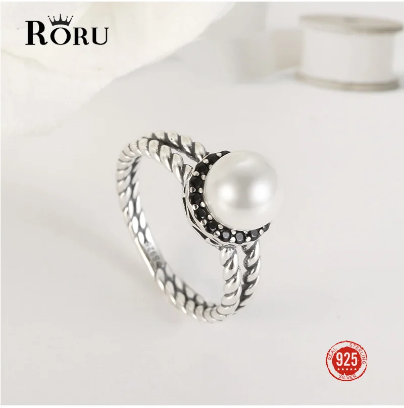 925 Sterling Silver Fine Jewelry with Natural Stones Pearls Zircon Ring Dainty Bohemian Vintage Engagement Ring for Women
925 Sterling Silver Fine Jewelry with Natural Stones Pearls Zircon Ring Dainty Bohemian Vintage Engagement Ring for Women