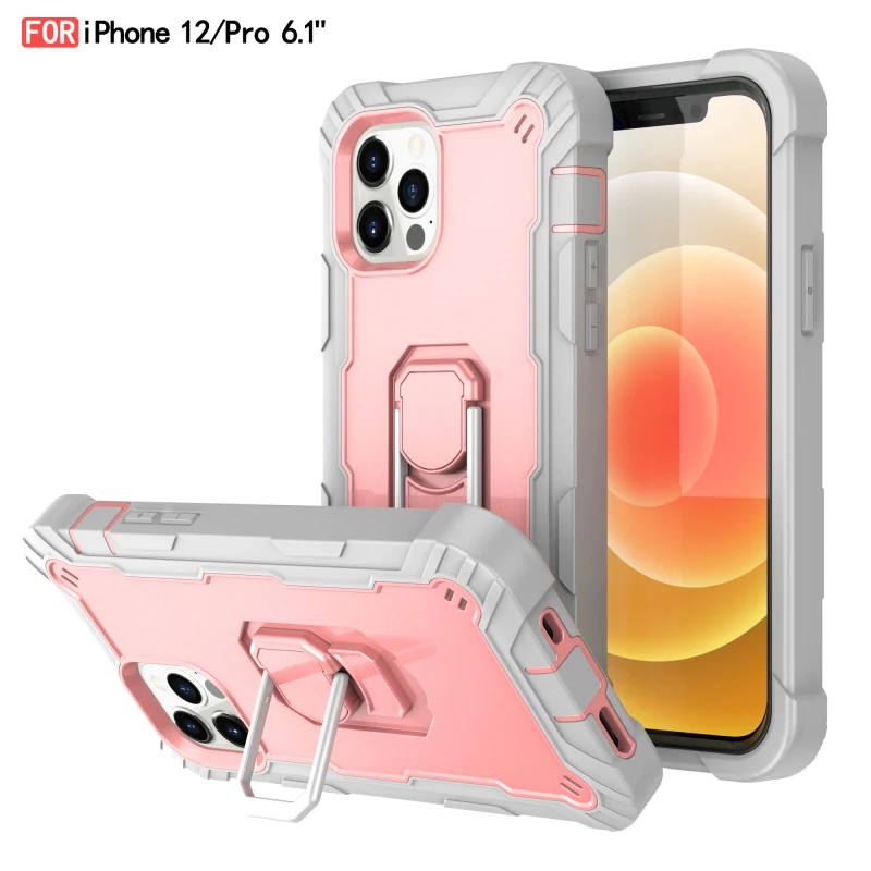 Armor PC Phone Case For iPhone XR 11 12 13 7 8 6 6S Plus Mini SE X XS PRO MAX 2020 Anti Fall Metal Ring Bracket Protective Cover
Armor PC Phone Case For iPhone XR 11 12 13 7 8 6 6S Plus Mini SE X XS PRO MAX 2020 Anti Fall Metal Ring Bracket Protective Cover