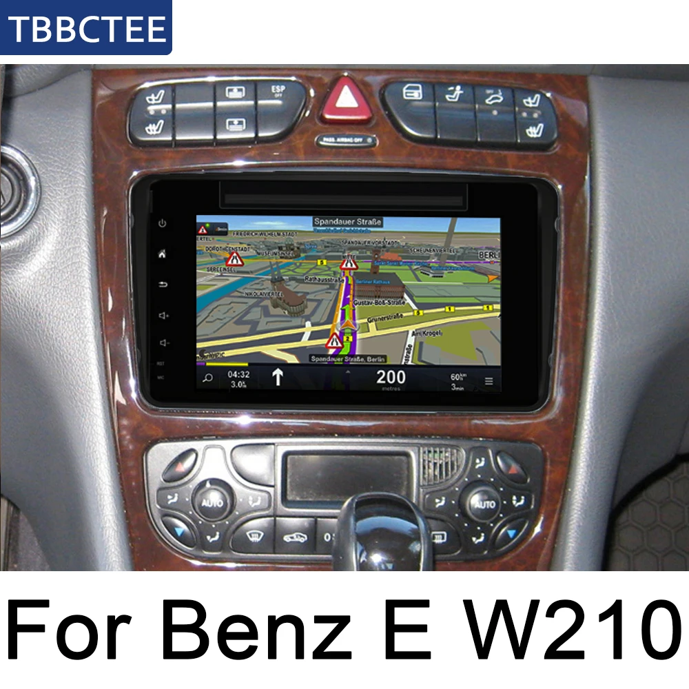 Мультимедийная система NTG для автомобиля Mercedes Benz E W210 1998 ~ 2002 Android DVD-плеер
