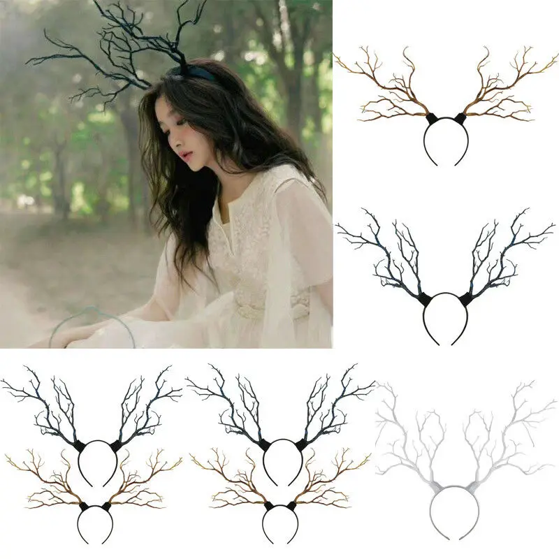 Gothic Antler Headwear Deer Horn Tree Branches Headband Vintage Wedding Cosplay Halloween Christmas Festival Accessories
Gothic Antler Headwear Deer Horn Tree Branches Headband Vintage Wedding Cosplay Halloween Christmas Festival Accessories