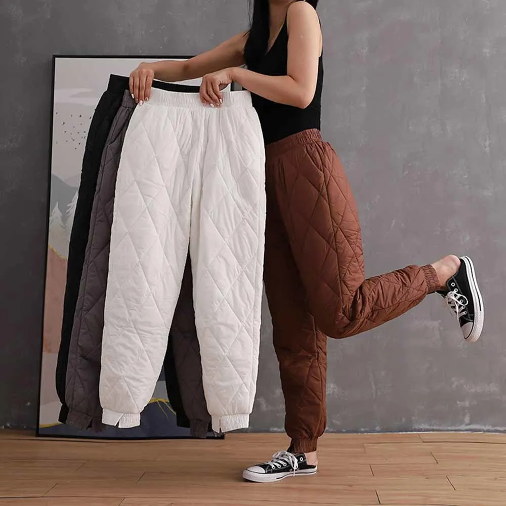 FAKUNTN Winter Autumn Fashion Trousers Women Casual Down Cotton Warm Velvet Baggy Pants New Thick Large Size Loose
FAKUNTN Winter Autumn Fashion Trousers Women Casual Down Cotton Warm Velvet Baggy Pants New Thick Large Size Loose