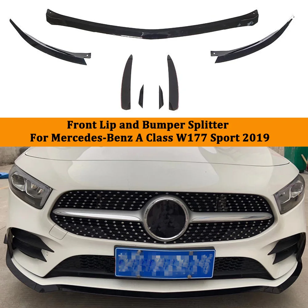 PP W177 Front Bumper Lip Air Vent Trims For Mercedes-Benz A Class W177 Sport 2019 4Matic Sedan 4-Door Body Kit
PP W177 Front Bumper Lip Air Vent Trims For Mercedes-Benz A Class W177 Sport 2019 4Matic Sedan 4-Door Body Kit