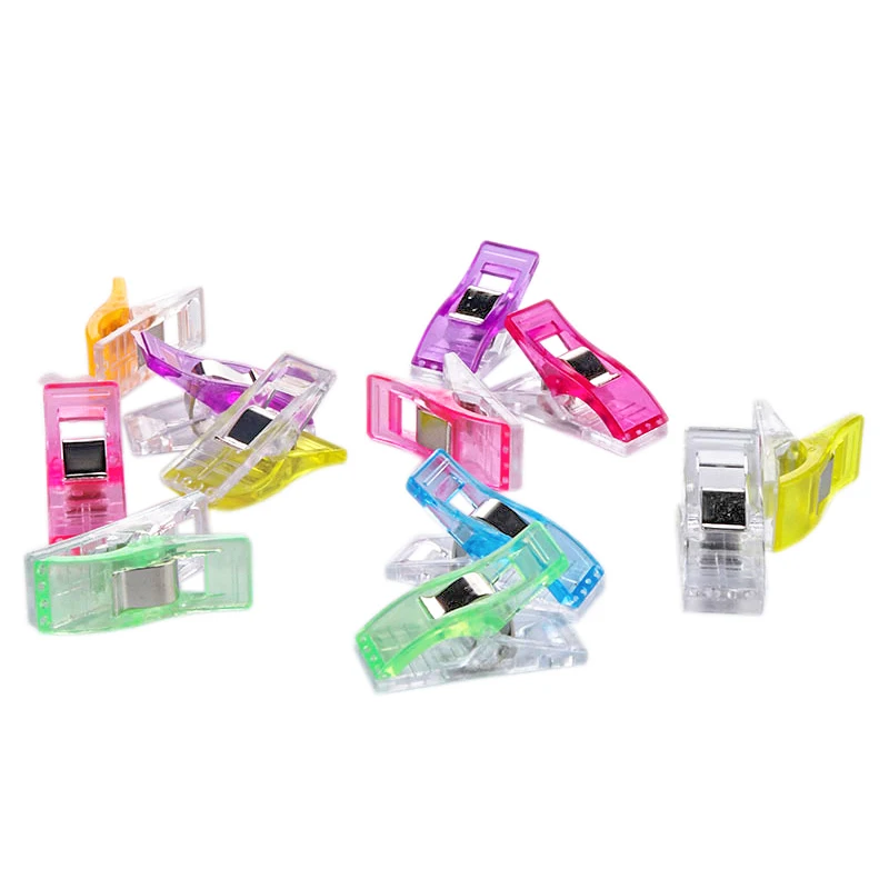 50 pcs Sewing Craft Quilt Binding Colorful Plastic Clips Clamps Pack For Patchwork Sewing Crafts Cardigan Clip Pince Couture
50 pcs Sewing Craft Quilt Binding Colorful Plastic Clips Clamps Pack For Patchwork Sewing Crafts Cardigan Clip Pince Couture