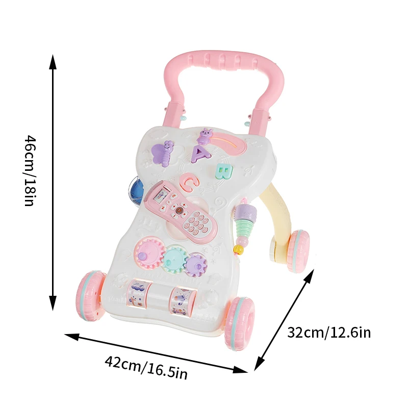 Baby Walker Multifunction Infant Stand to Sit Toddler Four Wheels Trolley Kids Learning Walking Toddler Toys Music Melody Car
Baby Walker Multifunction Infant Stand to Sit Toddler Four Wheels Trolley Kids Learning Walking Toddler Toys Music Melody Car