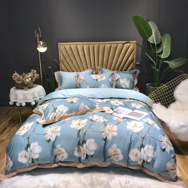 Ultra Soft Silky Rich Color Leaves Floral Duvet Cover set Bed Sheet 2 Pillow Shams 100%Cotton Bedding set Queen King size 4Pcs
Ultra Soft Silky Rich Color Leaves Floral Duvet Cover set Bed Sheet 2 Pillow Shams 100%Cotton Bedding set Queen King size 4Pcs