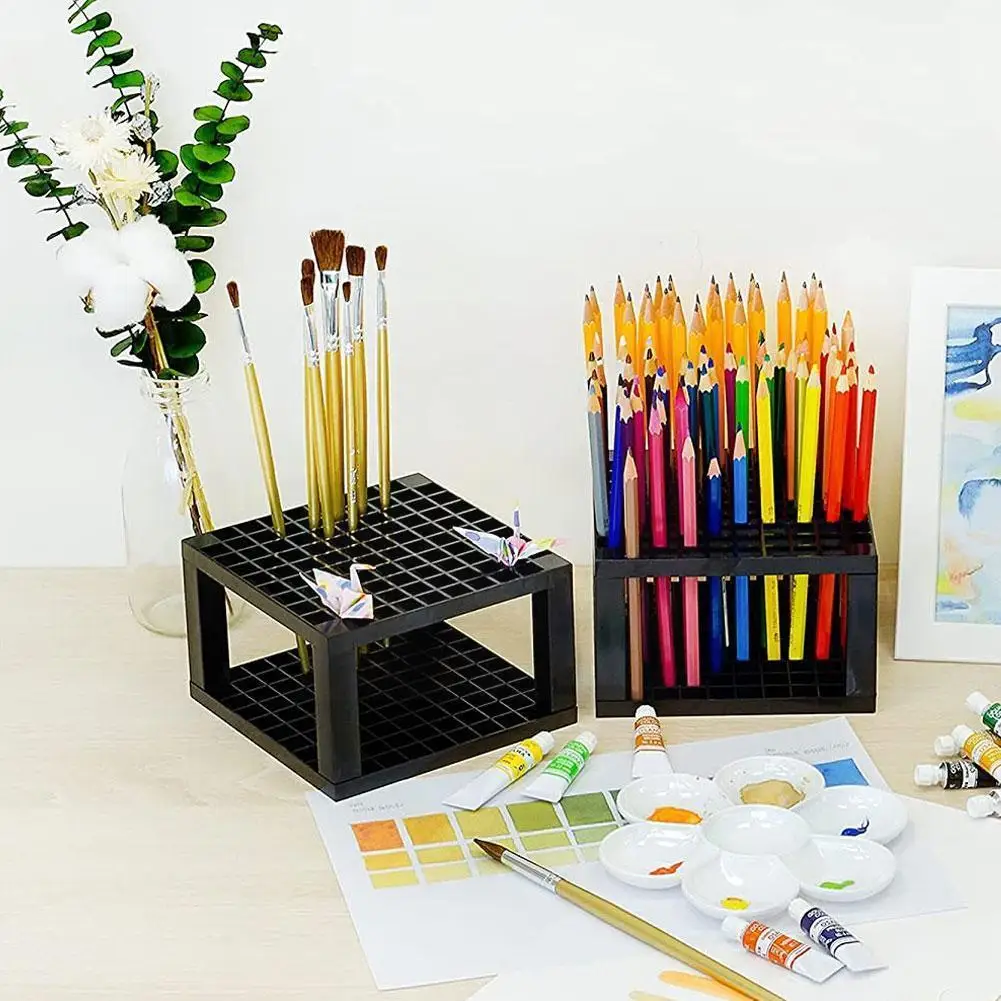 Multi-function Pen Holder 96 Square Square Painting Put Holder Can Box Pen And Storage Color Pen Student Pen Holder T7d9
Multi-function Pen Holder 96 Square Square Painting Put Holder Can Box Pen And Storage Color Pen Student Pen Holder T7d9