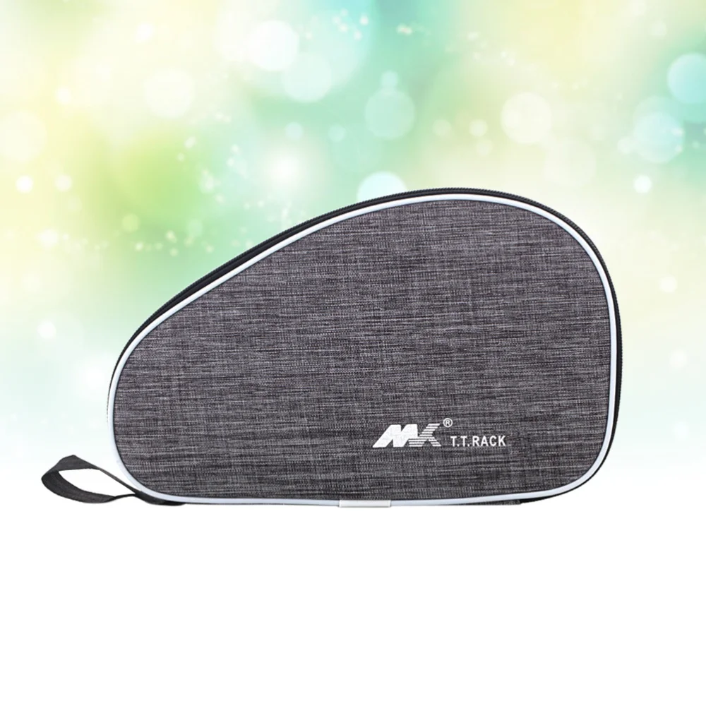 Portable Table Tennis Bat Bag Professional Pong Racket Shell Shaped Storage Bag for Athletes Players (Grey)
Portable Table Tennis Bat Bag Professional Pong Racket Shell Shaped Storage Bag for Athletes Players (Grey)
