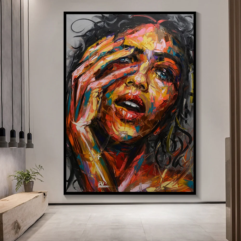 Nordic Wall Art Women Graffiti Abstract Canvas Painting Prints and Poster Street Art Women Home Decor for Living Room Decoration
Nordic Wall Art Women Graffiti Abstract Canvas Painting Prints and Poster Street Art Women Home Decor for Living Room Decoration
